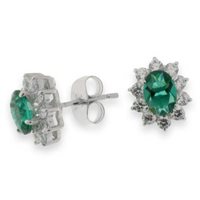 Orecchini Domar Gioielli Donna Orecchino argento 925 in Argento Zircone EZB047748